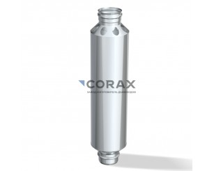 Дымоход- конвектор Ø110 (нерж.0,8мм) COrax