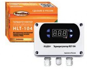 Терморегулятор HLT-104 для упр. системой обогр. грунт Heatline